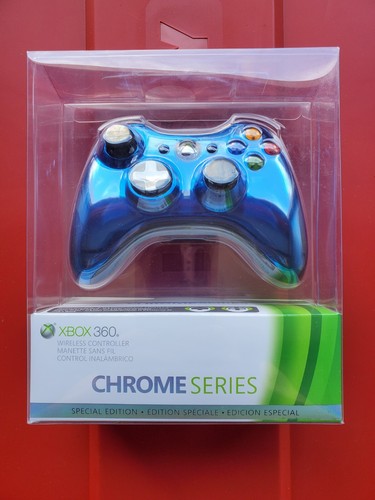 Xbox 360 blue chrome - xbox,